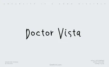 Doctor Vista Font