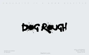 Dog Rough Font
