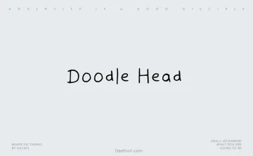 Doodle Head Font