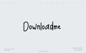 Downloadme Font