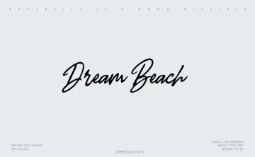 Dream Beach Font