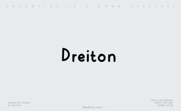 Dreiton Font
