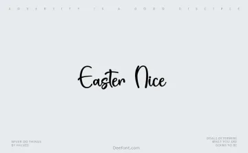 Easter Nice Font