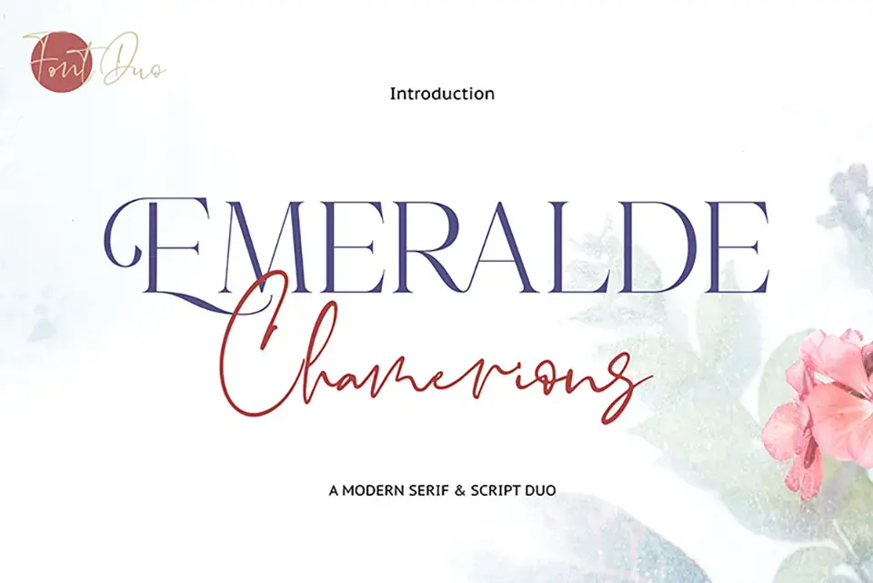 Emeralde Chamerions Script Font