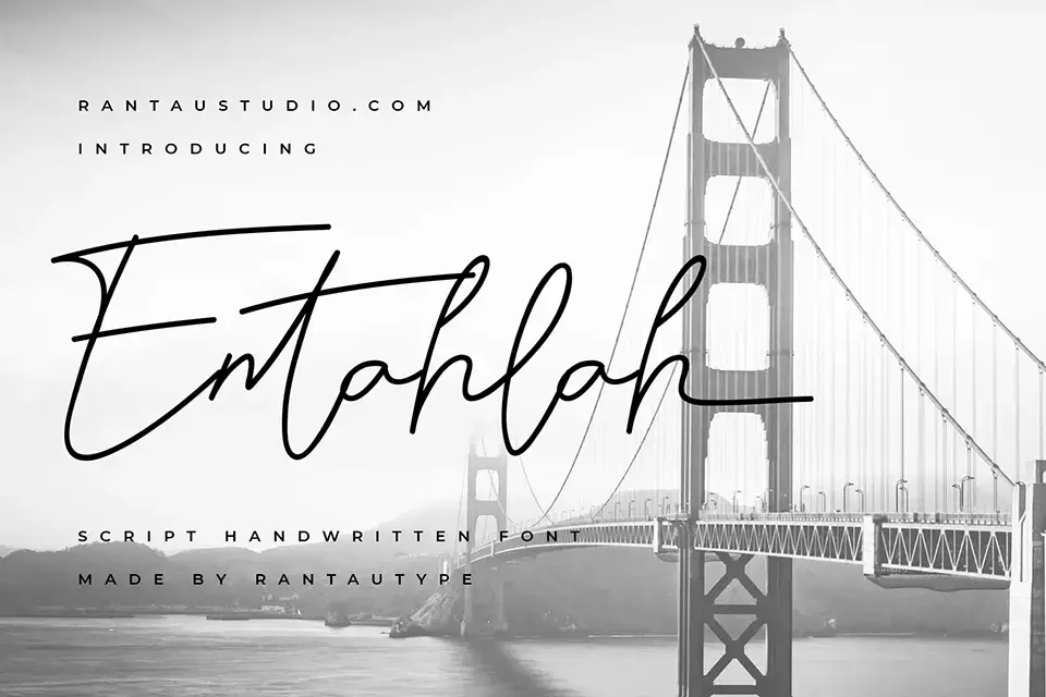 Entahlah Font