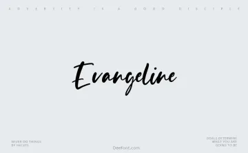 Evangeline Font
