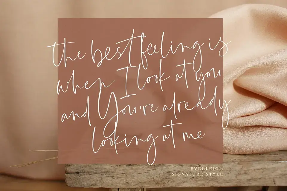 Everleigh Signature Script Font