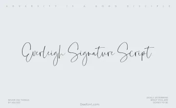 Everleigh Signature Script Font