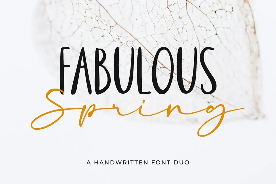 Fabulous Spring Font