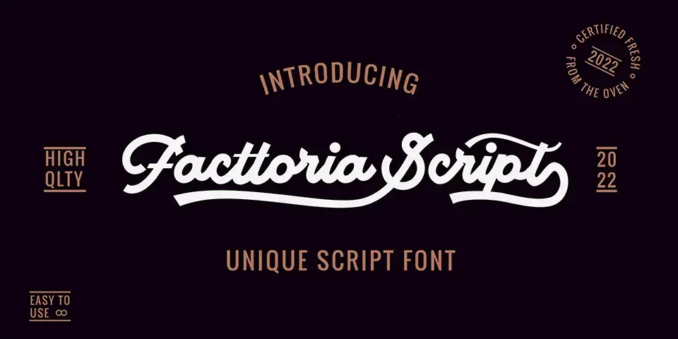 Facttoria Script Font