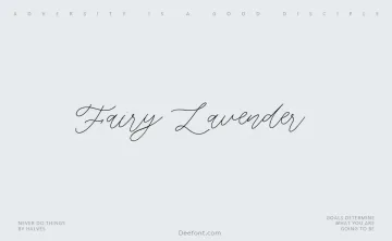 Fairy Lavender Font