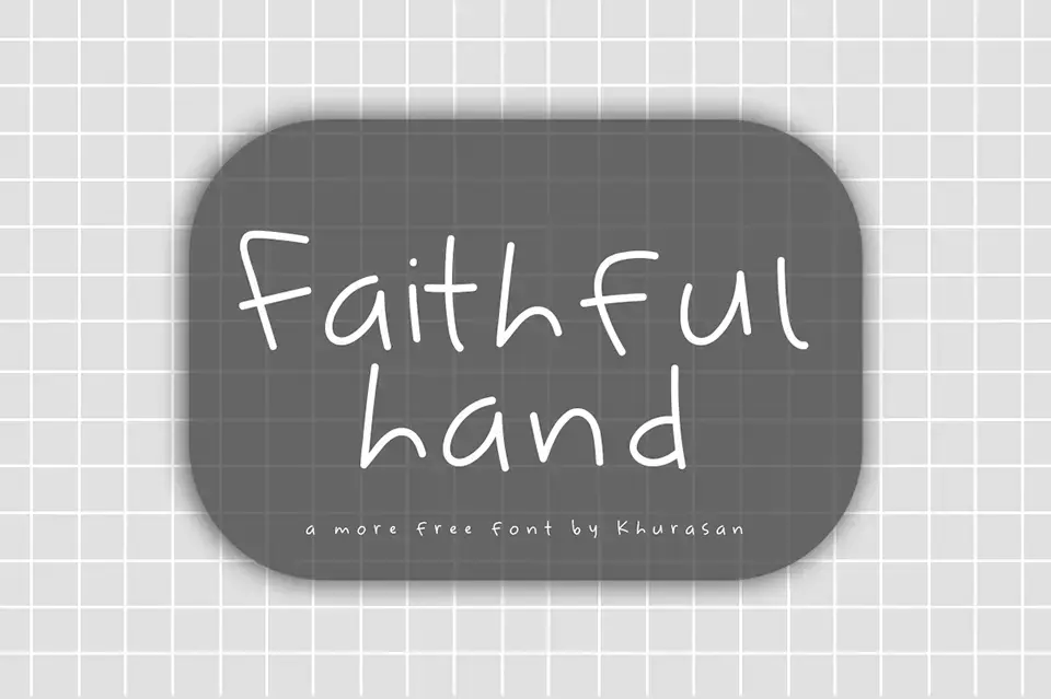 Faithful Hand Font
