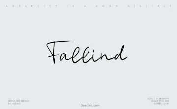 Fallind Font