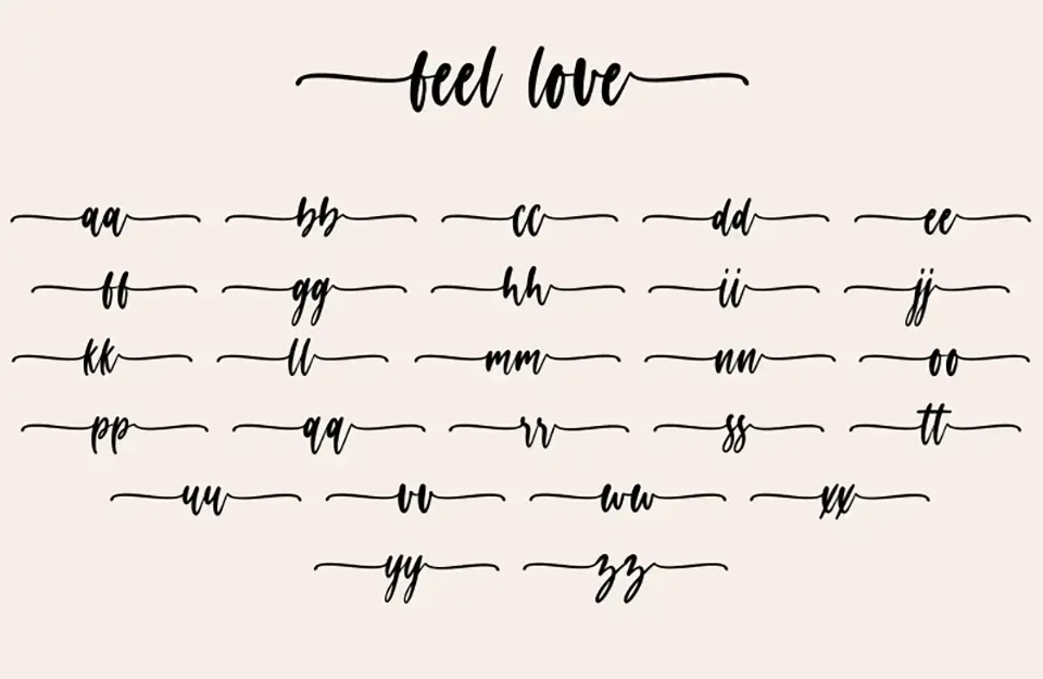 Feel Love Font