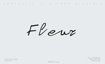 Fleur Font
