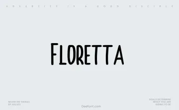 Floretta Font