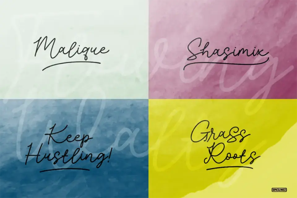Flowing Waltz Font