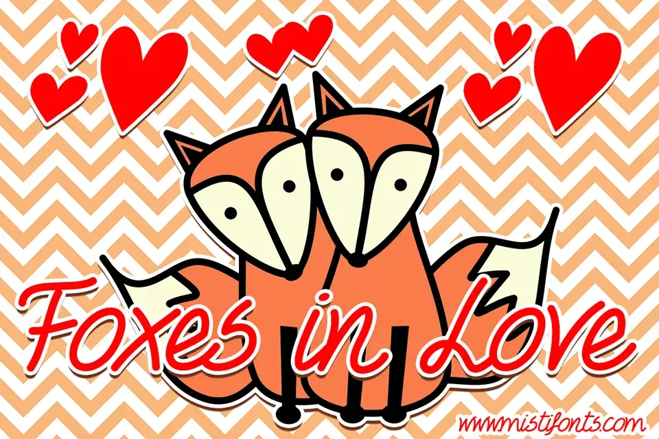 Foxes In Love Font
