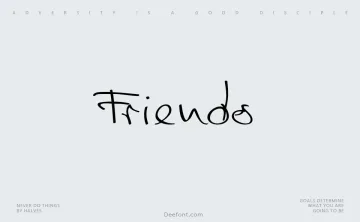 Friends Font