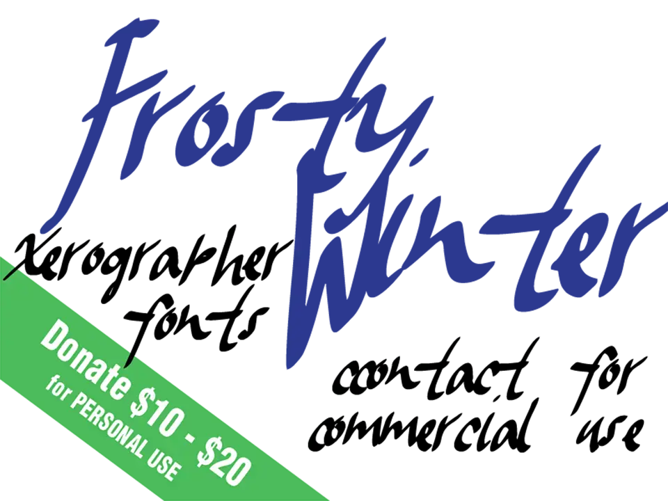 Frosty Winter Font