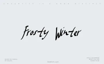 Frosty Winter Font