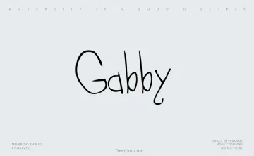 Gabby Font