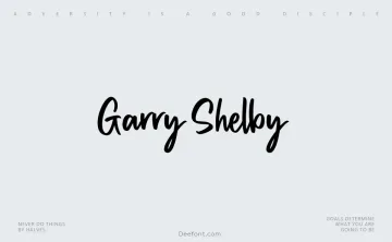 Garry Shelby Font