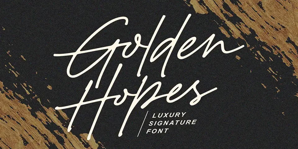 Golden Hopes Font