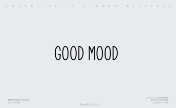 Good Mood Font