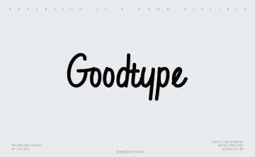 Goodtype Font