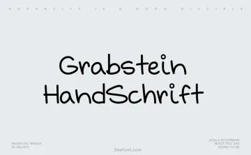 Grabstein HandSchrift Font
