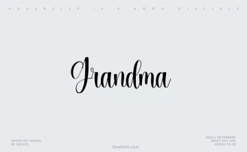 Grandma Font