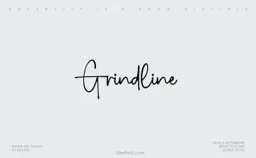 Grindline Font