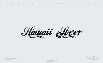 Hawaii Lover Font