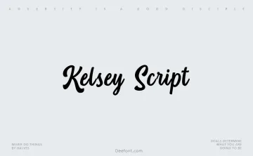 Kelsey Script Font