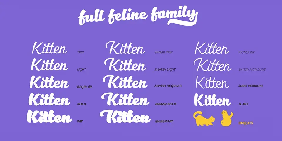 Kitten Font