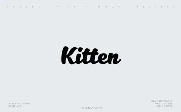 Kitten Font