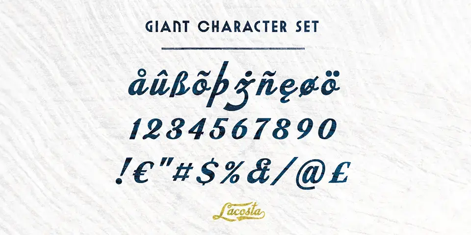 Lacosta Font