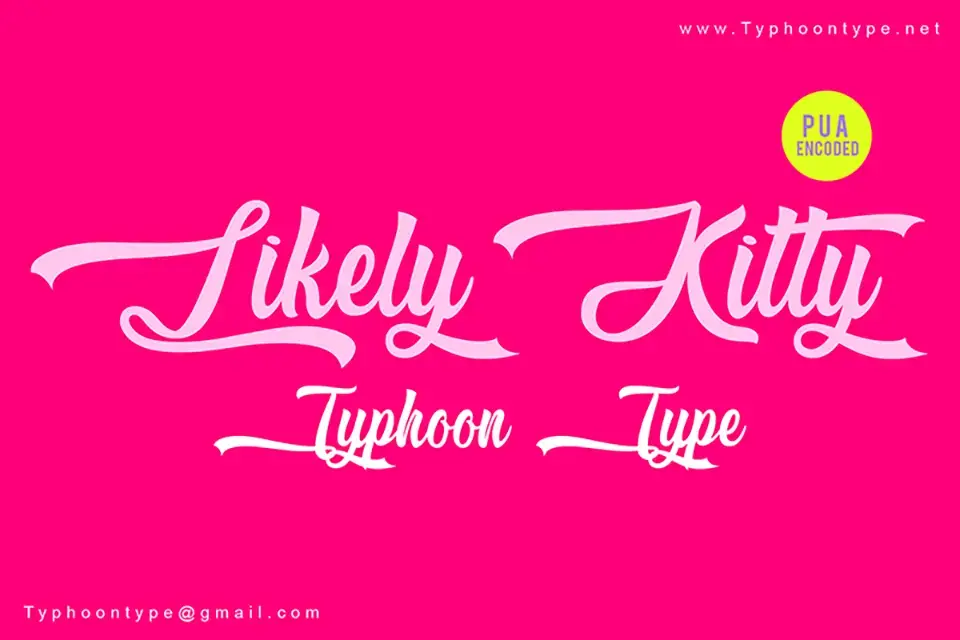 Likely Kitty Font