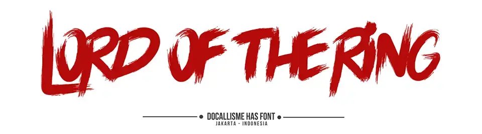 Lord Of The Ring Font