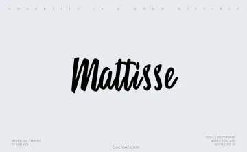 Mattisse Font