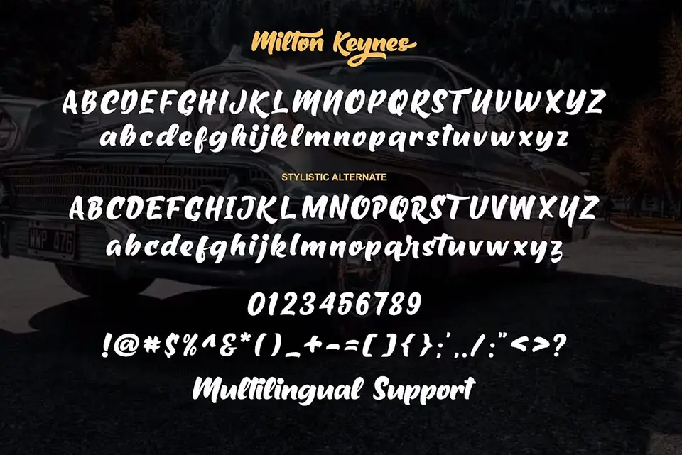 Milton Keynes Font