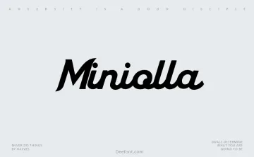 Miniolla Font
