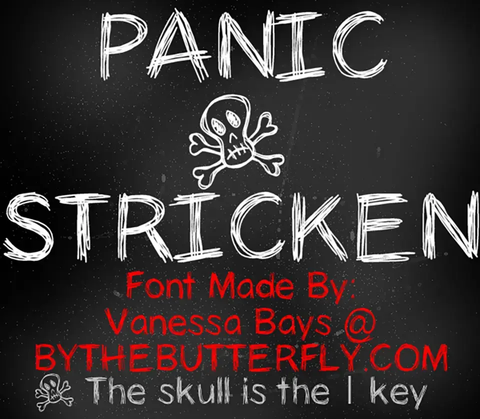 Panic Stricken Font