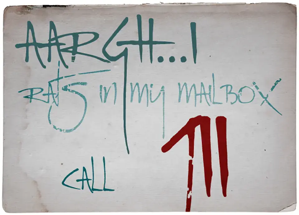 Rat Infested Mailbox Font