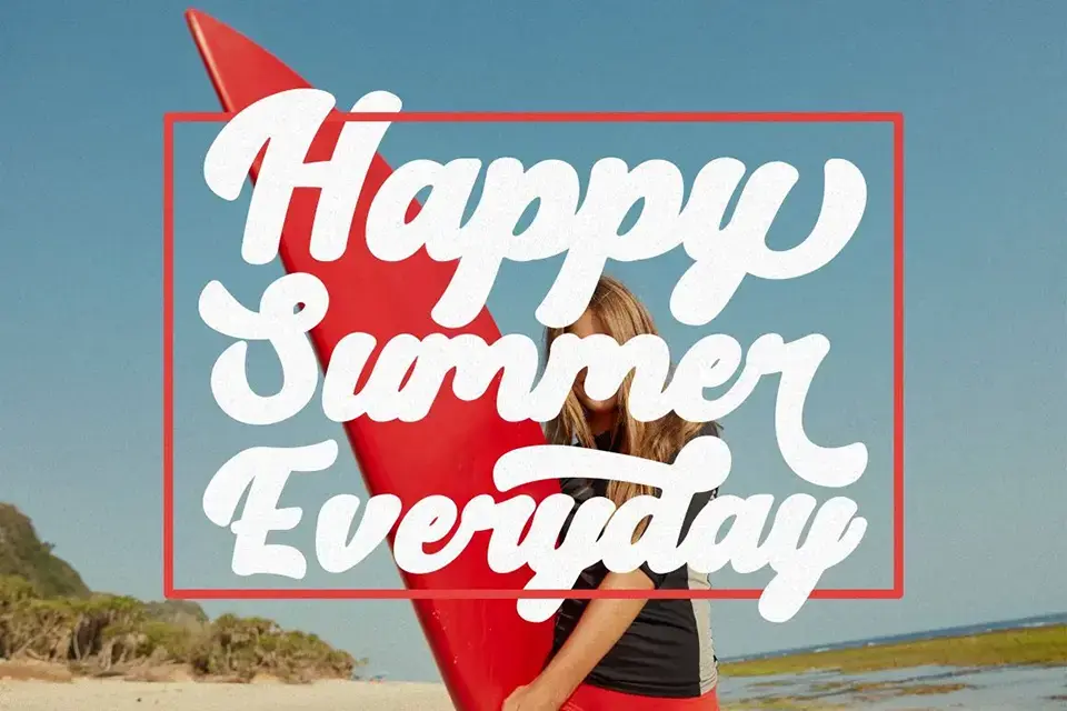 Retro Summer Font
