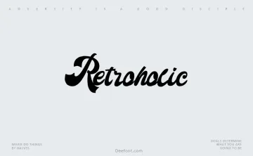 Retroholic Font