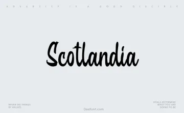 Scotlandia Font