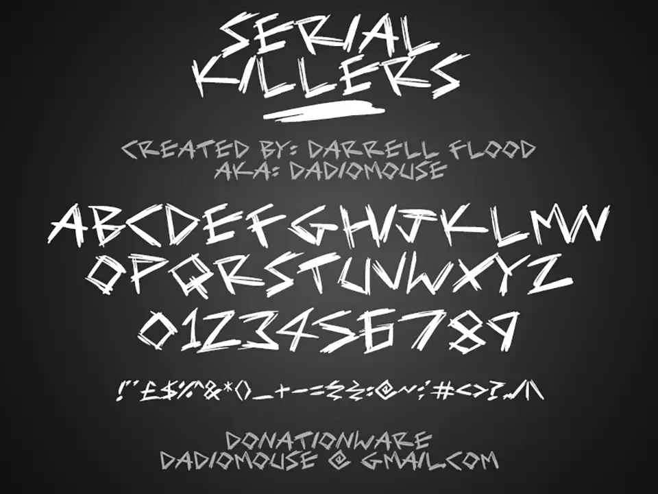 Serial Killers Font