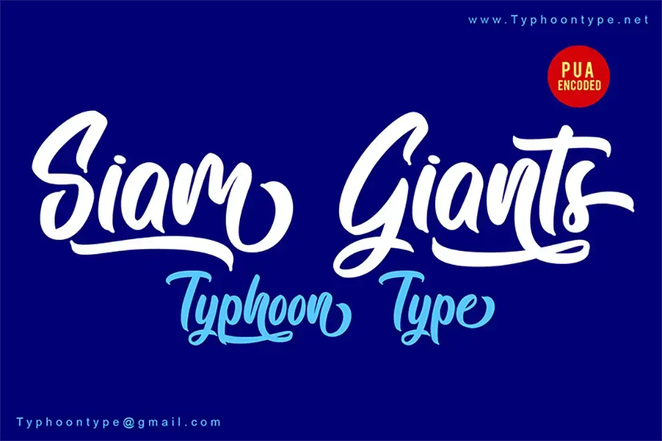 Siam Giants Font